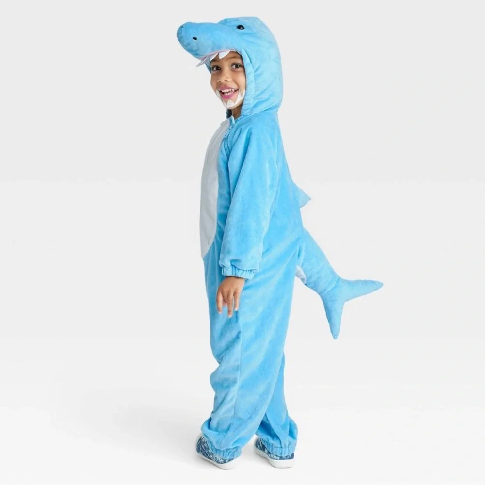 Shark Costume Size 0-6 Months Infant Baby Shark Ocean Water Animal Dress Up NWT